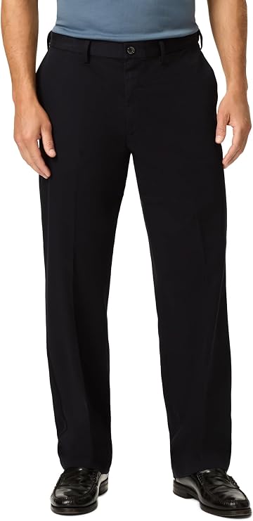 Dockers Men's Comfort Khaki Stretch Relaxed-fit Flat-Front Pant