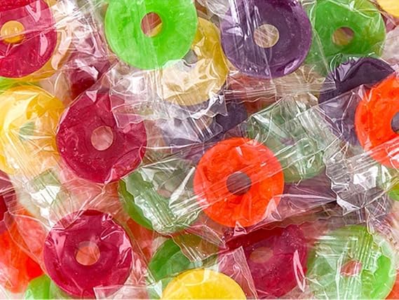 LifeSavers Hard Sugar Candy, 5 Flavor Fruit Assortment, Individually Wrapped, Bulk, 2.0 Pounds, Cherry, Raspberry, Watermelon, Orange & Pineapple (5 Flavor Mix, 1 Pack)