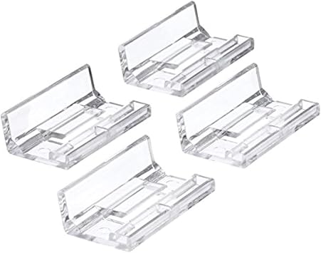 Elfa 227930 Net Basket Stoppers, Transparent, 1 x 5 x 2.6 [cm]