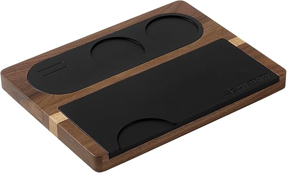 MHW-3BOMBER Espresso Tamping Station 51-58mm Espresso Accessories Station Tamper Holder Station Detachable Silicone Coffee Tamper Mat TS5151