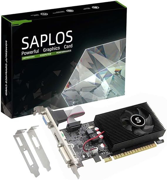 GT 730 Graphics Card 4GB DDR3 128-bit, HDMI DVI VGA, Low Profile, 30W Power