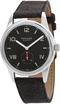 Nomos Club Campus Hand Wind Black Dial Mens Watch 738
