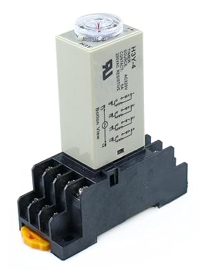 H3Y-4 0-10S Power OnTime Delay Relay Timer DPDT 14Pins H3Y-4 DC12V DC24V AC110V AC220V Size : AC220V