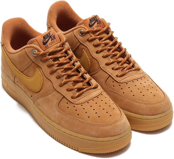 Nike NIKE Air Force One 1 '07 WB Flux/Gum Light Brown/Black/Wheat CJ9179-200 Nike Japan Genuine Product Parallel Import, flux/gumlight brown/black/wheat
