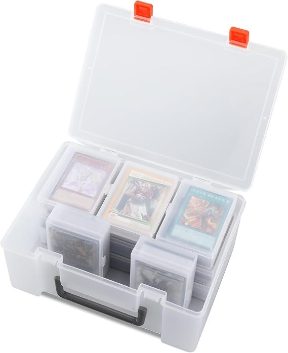 Saichotoy Trading Card Storage Box, 800+ Cards, 11 Deck Boxes for TCG & MTG