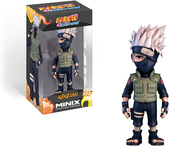 MINIX Bandai Kakashi Hatake Model | Collectable Kakashi Figure | Bandai Manga And Anime Toys Range | Collect Your Favourite Naruto Figures For An Anime Merchandise Collection