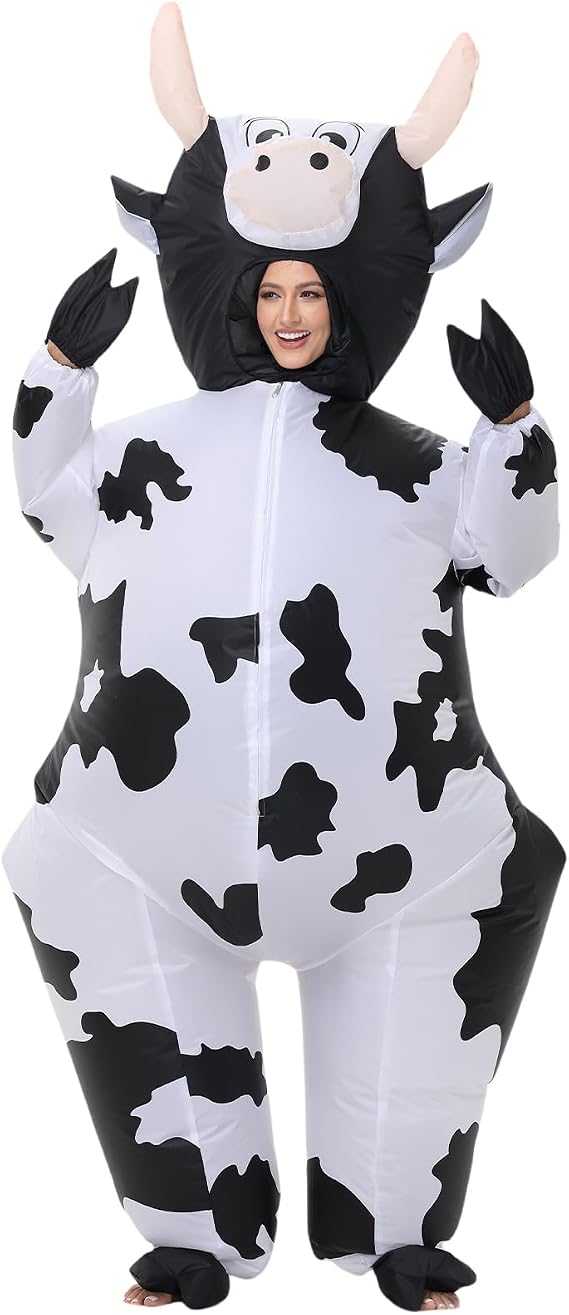 Inflatable Costume for Adult Halloween Inflatable Costume Xmas Christmas Blow Up Suit Halloween Costume