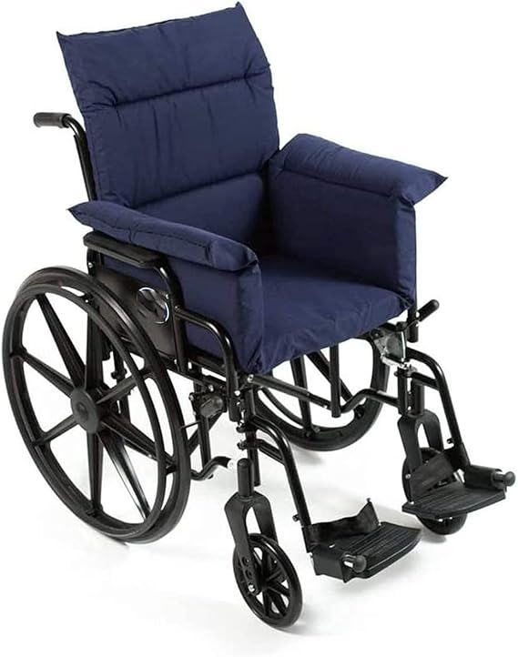 Pressure Reducing Wheel Chair Cushion, Comfort Wheelchair Cushion, Wheelchair Seat Pad, Wheelchair Pillow Sciatica Pain Relief for Office Chair, Car,Wheelchair Blue