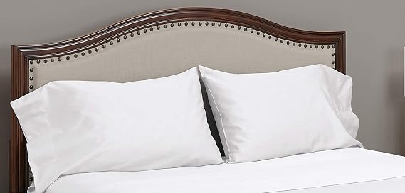 MyPillow Giza Dreams Oversized 100% Cotton Pillowcase Set [King, White]