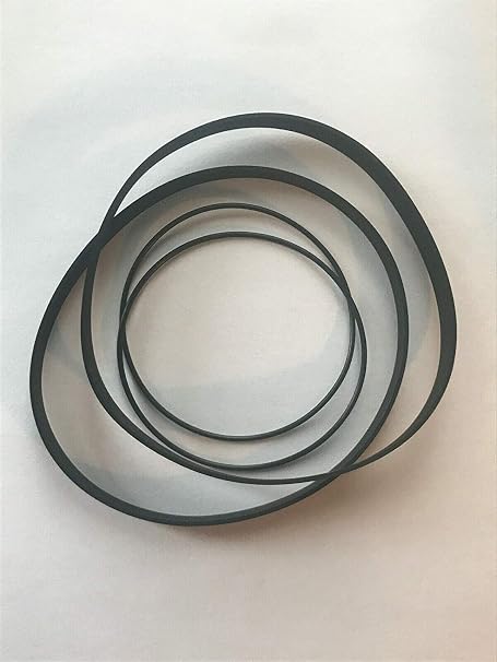 New 4 Belt Replacement Belt Set for Sony TC-WE475 Dual Deck Cassette Player