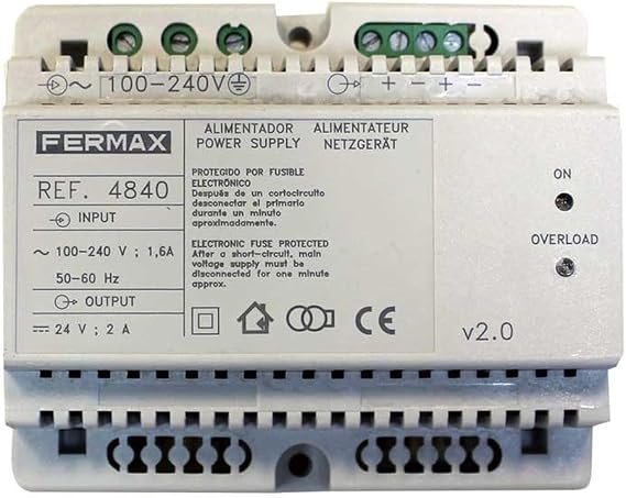 Fermax P.s.u. Din-6 100-240vac/24vdc-2a