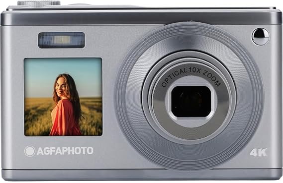 KODAK AgfaPhoto Realishot DC9200 Silver – Compact Digital Camera