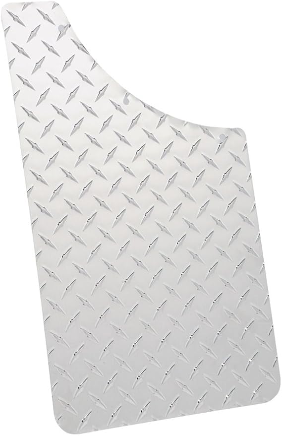 Dee Zee DZ1808 Brite-Tread Universal Aluminum Mud Flaps 11" x 19"