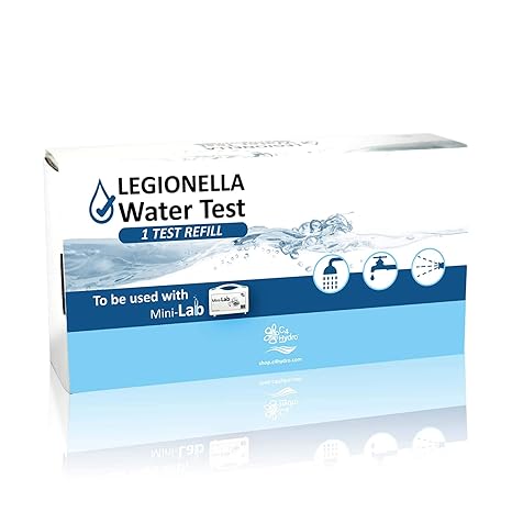 Legionella Water Test Detects the Presence of Legionella Bacteria in Water in just 48 Hours - Ultra High Sensitivity Analysis Kit to be Used with the Mini-Lab (Sold Separately)