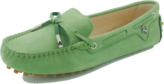 Minishion Work Casual Shoes for Women Comfortable Leather Loafers Flats