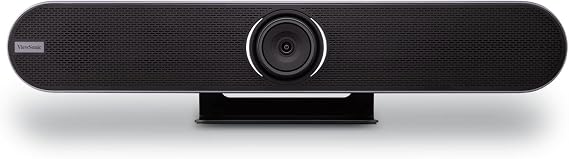 ViewSonic VB-CAM-201 4K Video Conference Web Camera with Built-in Microphone, 120 Degree Wide-Angle Lens for Zoom/Teams/Skype Remote Meetings and Calls
