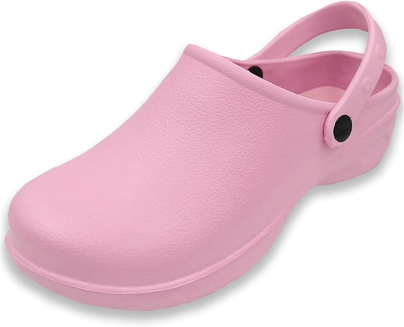 SPORT Women's Solid Slingback Garden Clogs Shoes, 10, Pink
