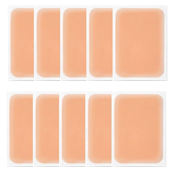 Tattoo Cover Up Patch, 10 Pcs Ultra ThinTattoo Cover Up, Waterproof Tattoo Cover Up Patch for Concealing Tattoos and Scars, Natural Skin Tone Adhesive Stickers