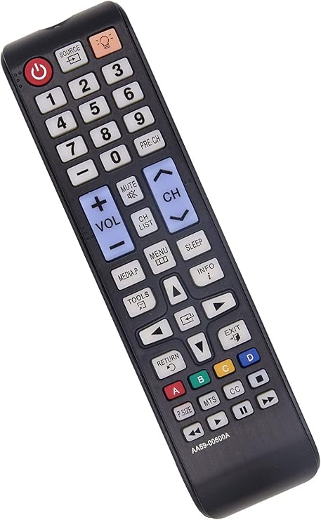 Replacement for Backlit Samsung Remote Control for Smart TV,Compatible Sam Remote Control LCD LED Smart TV Remote,No Setup Required-Fit for Sam Universal Remote