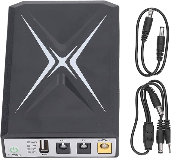 Mini UPS Battery Backup 10400mAh for Security Camera Router WiFi Compatible with Routers, Modems, Security Cameras - Multiple Inputs, Intelligent