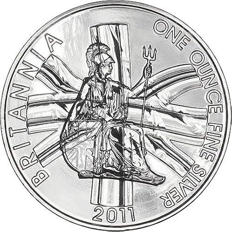 2011 Great Britain 2 Pounds Silver Britannia Graded by ANACS - MS-70