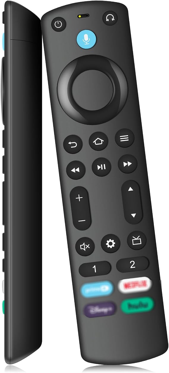 TV Remote Replacement for Insignia,TCL,Fire-TV-Stick (4K, 4K Max, Lite, HD, 2nd/3rd Gen), Cube, Pioneer, Omni Fire Smart TVs