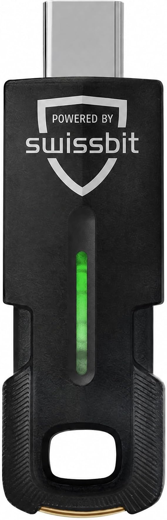 Swissbit iShield Key 2 Pro USB-C Multi-Application Security Key with NFC FIDO Certified, Passkey (FIDO2), PIV Smart Card & OTP Authentication, Phishing-Resistant Security for Enterprise