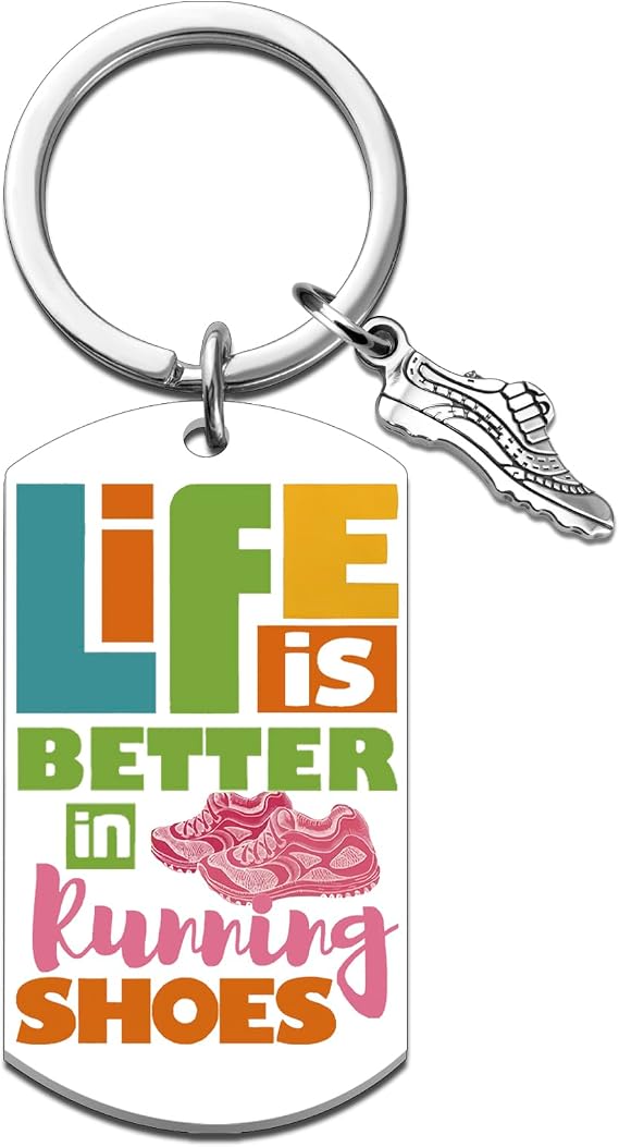 Runner Gifts for Women Running Gifts for Women Keychain