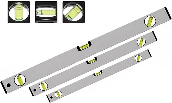 3Pcs Spirit Level Set, High Accuracy Spirit Leveler 400.600,1000mm