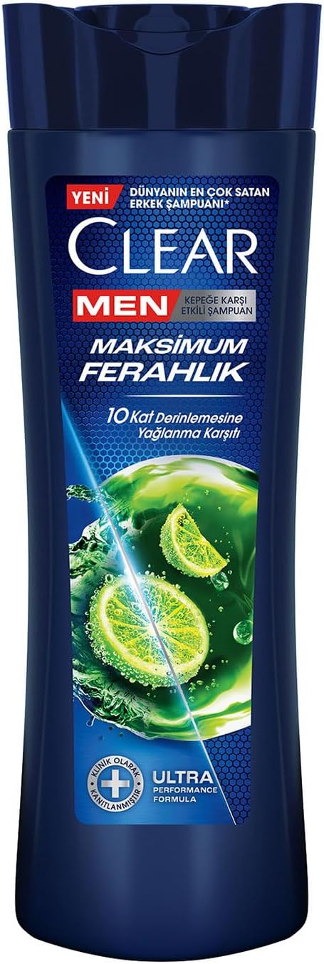 Clear Men Kepeğe Karşı Etkili Şampuan Maksimum Ferahlık 350 ml
