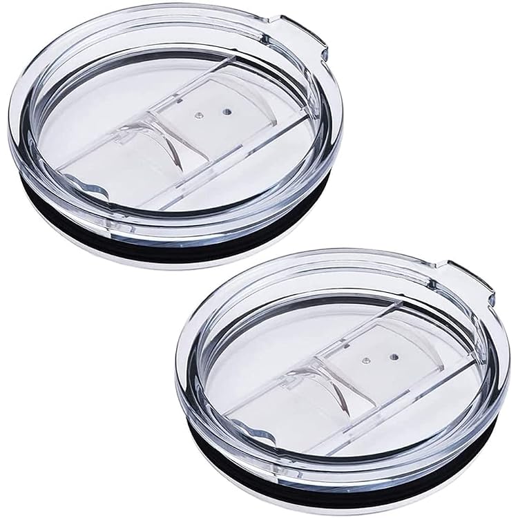 Tumbler Lids Spillproof 20 Oz,2 Replacement Lids for 20 oz YETI Rambler,Straw Friendly&Spill-proof Lids,Covers for 20 Ounce Tumbler Cup20 oz, 2 Pack