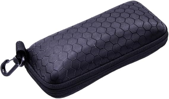 Honeycombed Zippers Sunglass Case Compressed Spectacle Case Sun Glasses Case for Sunglass and Eyewears Protecting