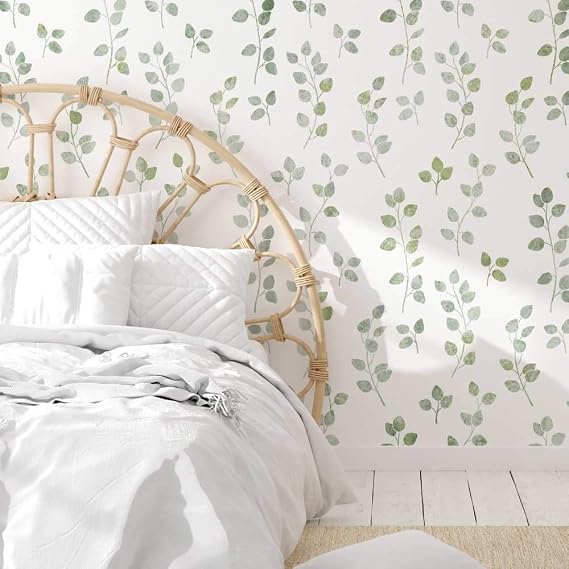 Eucalyptus Wall Stencil - Floral Stencil Designs - Reusable for Walls and Floors - Save on Room Makeover
