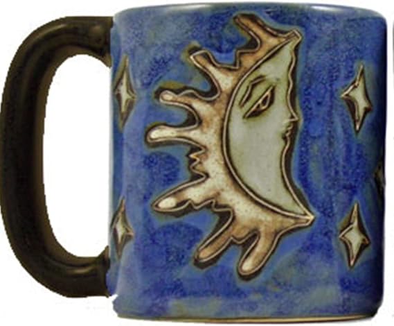Mara Stoneware Mug - Celestial - Blue - 16 oz