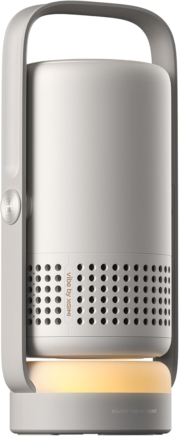 XGIMI Vibe One Bataryalı 1080P 250 Iso Lümen JBL Hoparlör Dolby Audio Ambiyans Işığı Lisanslı Google TV Netflix Taşınabilir Projeksiyon Cihazı