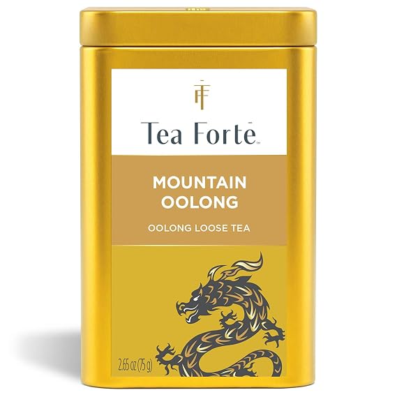 Tea Forte Mountain Oolong Loose Leaf Tea Canister