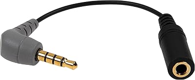 Fotodiox SC4 Replacement Adapter Cable - 3.5mm TRS Female to 3.5mm TRRS Male Adapter Cable TRS-TRRS