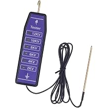 Portable Electric Fence Voltages Tester with 6 Indicators Light Precisions Detector for Agricultural Fences Portable Electric Fence Tester
