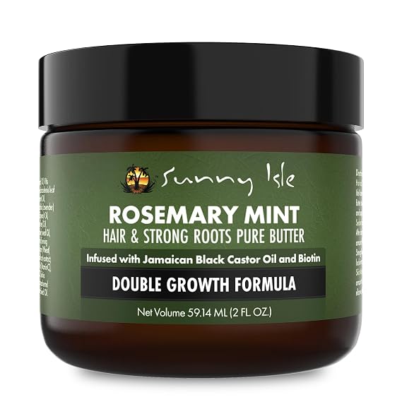 Sunny Isle Rosemary Mint Hair & Strong Roots Pure Butter 2oz