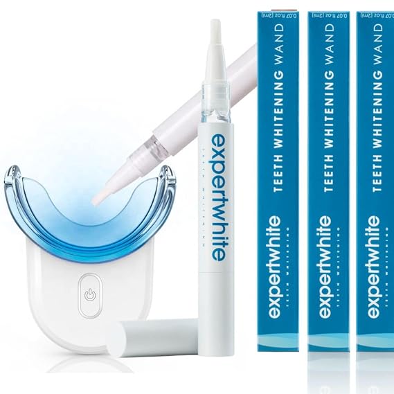 InstantGlo Teeth Whitening Kit with 32X LED Light, 35% Carbamide Peroxide Whitening Gel Pens, Fast Teeth Whitener for Sensitive Teeth, Enamel-Safe, Dentist-Trusted incl. Mouth Tray