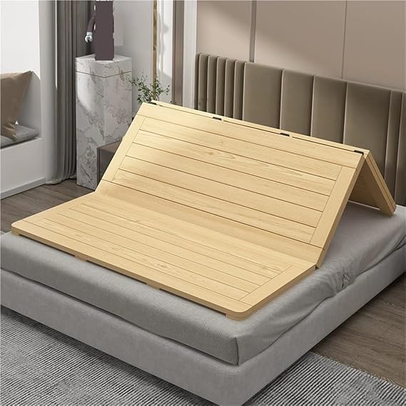Foldable Solid Wood Bed Board, Floor Sleep Bedding, Wooden Mattress Suppor, Wood Slatted Bed Plate, Wooden Bed Frame for Floor Sleep Mat(1mx1.9m/39.4"x74.8")