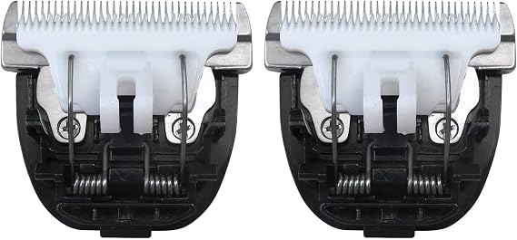 Oneisall犬用ヘア掃除機と犬のグルーミングキット用交換用ブレード2個パック、低ノイズペットクリッパー交換用ブレード - Dearcool