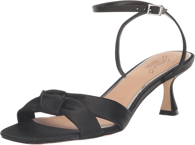 Jewel Badgley Mischka Valerie Open Toe Kitten Heels