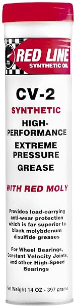 Redline 80401-EACH CV-2 Grease with Moly - 14 oz Jar