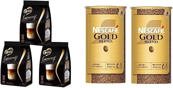 Nescafe Gold Blend Eco & System Pack 3.4 oz 95 g x 3 Packets + Exclusive Granules Gold Blend Eco & System Pack 2 x 3.2 oz 95 g x 2 95 servings Refills