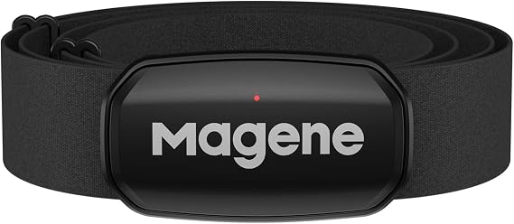 Magene H303 Herzfrequenzmesser, Herzfrequenz-Sensor-Brustgurt, Protokoll ANT+/Bluetooth, kompatibel mit IOS/Android-Apps