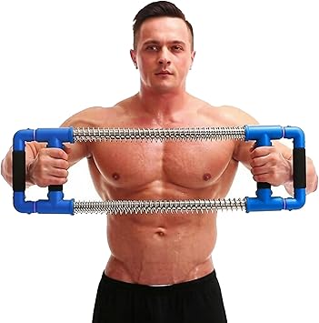 GoFitness Push Down Bar Chest Workout Equipment for Home Gym | Upper Body Strength Trainer for Chest, Arm, Shoulder, Back and Abs, Home Fitness Equipment