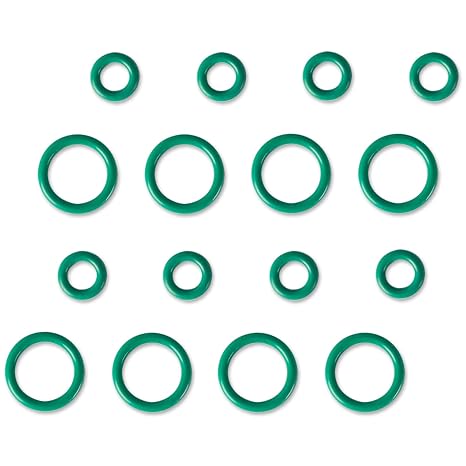 16-Pcs Turbo Pedestal O-Ring Kit Replacement for 1994-2003 Ford 7.3L Powerstroke Diesel - Fits F250/F350/E-350/E-450/Econoline, Replaces F4TZ-6N653-A & F4TZ-6N653-B