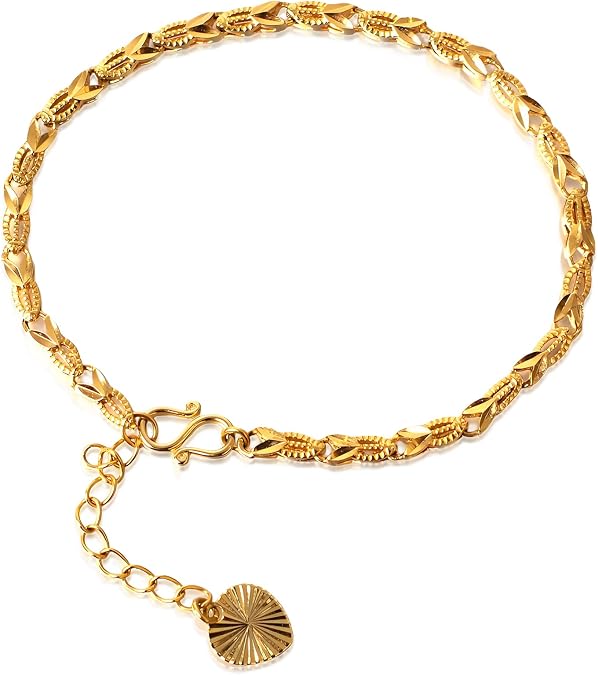 Gold Bracelets for Women,18k Gold Plated Adjustable Gold Bracelet,Dainty Gold Jewelry for Women,Fashion Link Bracelets Gifts for Women Festivals & Birthdays & Celebrations