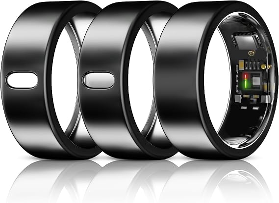 3 Pack Cover Compatible with Ultrahuman Ring Air, Support Charging with Cover on, Anti-Scratch TPU Ultra Human Ring Protector for Women Men